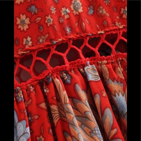 Bohemian Chic Floral Maxi Skirt - Picture 4 of 15